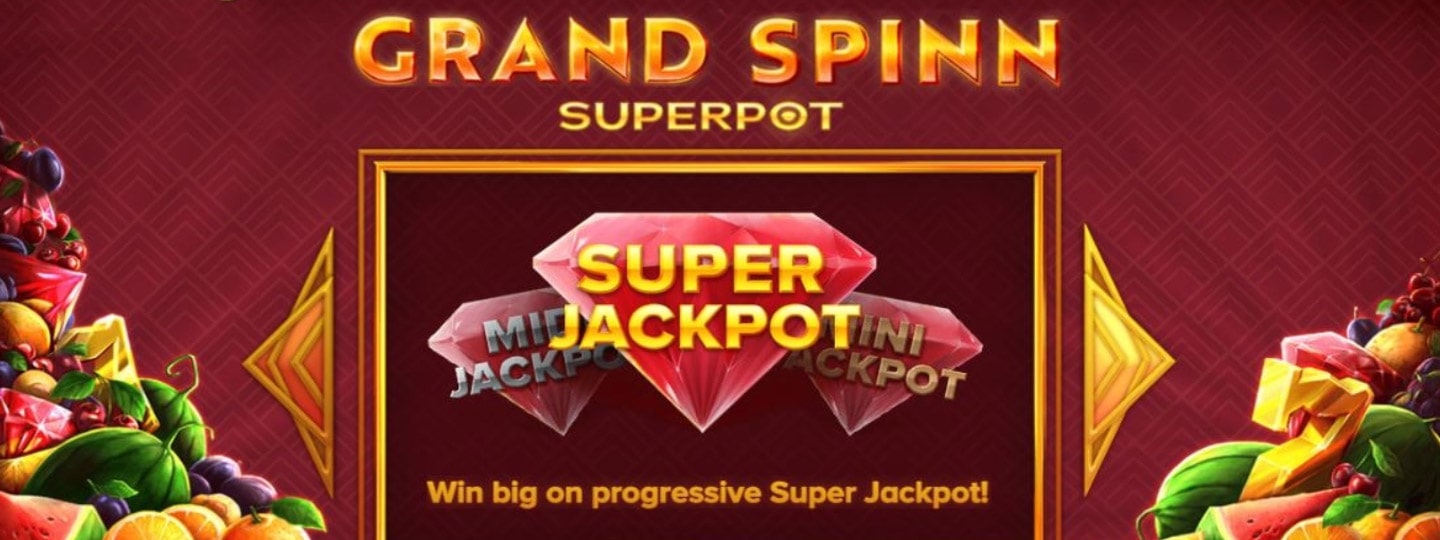 Super Jackpot in Grand Spinn.